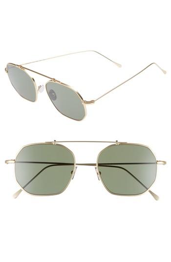 Men's L.g.r. Nomad 52mm Sunglasses - Gold Matte/ Green