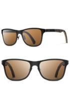 Men's Shwood Canby 54mm Polarized Pine Cone & Titanium Sunglasses - Black/ Pinecone/ Brown