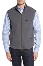 Men's Thaddeus Robert Full Zip Vest, Size - Black