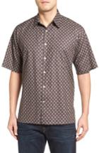 Men's Tori Richard Hallmark Short Sleeve Classic Fit Sport Shirt - Black