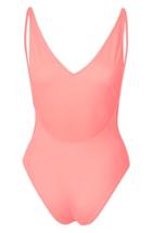 Women's Topshop Pamela One-piece Swimsuit Us (fits Like 0-2) - Coral