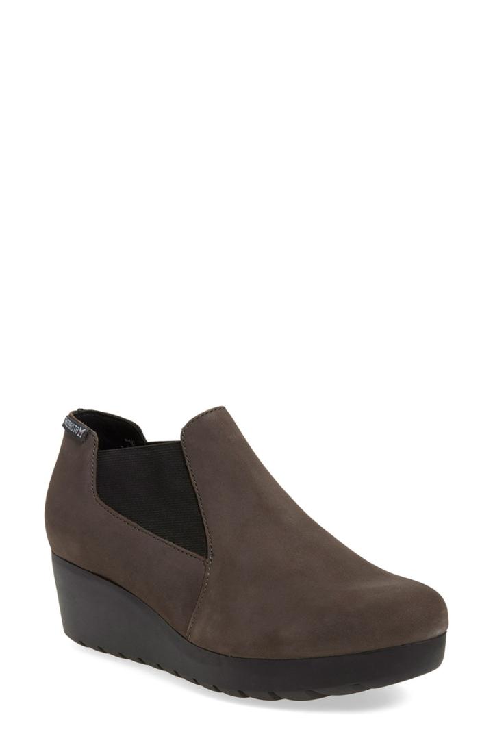Women's Mephisto 'tosca' Slip-on Wedge .5 M - Grey