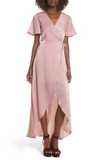 Women's J.o.a. Wrap Maxi Dress - Pink