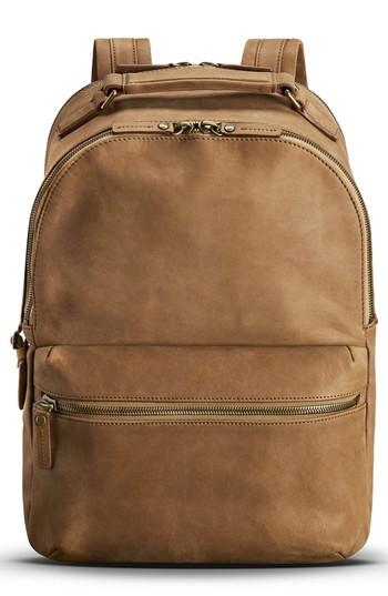 Men's Shinola Outrigger Runwell Backpack - Brown