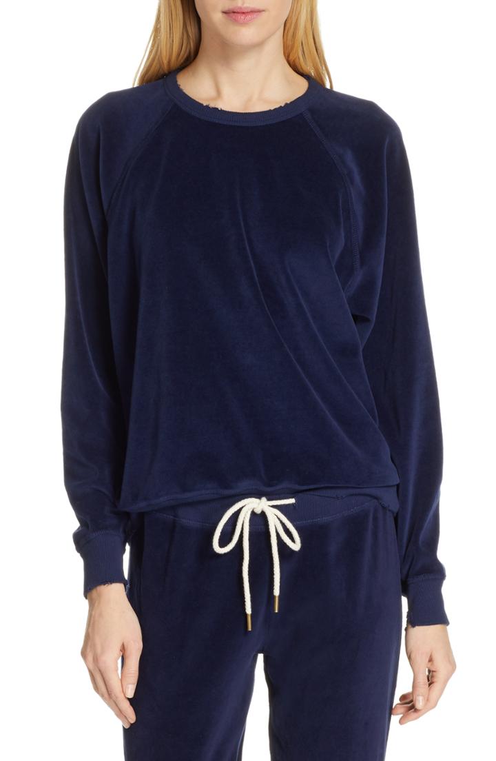Women's The Great. The Velour College Sweatshirt