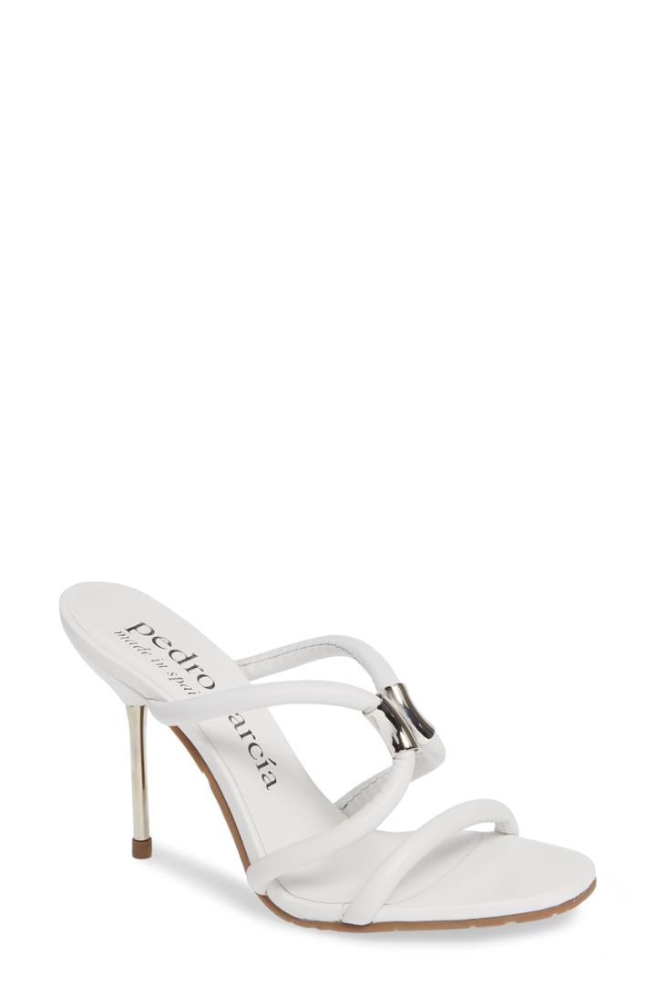 Women's Pedro Garcia Macy Rope Sandal Us / 37eu - White