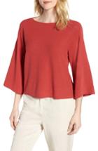 Women's Eileen Fisher Organic Cotton Blend Sweater - Beige