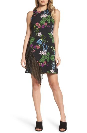 Women's Sam Edelman Side Drape Sheath Dress - Black