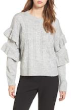 Women's Wayf Sophie Ruffle Sleeve Sweater