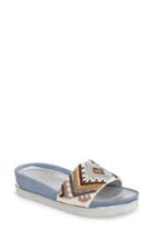 Women's Donald J Pliner 'cava' Slide Sandal M - White