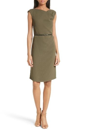 Women's Boss Dosina Belted Sheath Dress