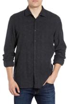 Men's Billy Reid Walker Regular Fit Flannel Sport Shirt - Grey