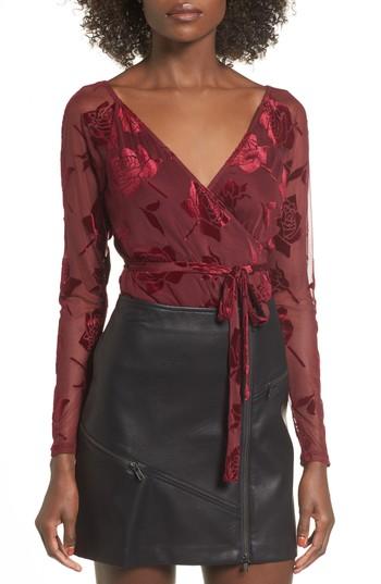 Women's Leith Burnout Velvet Bodysuit