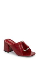 Women's Jeffrey Campbell Milagro Flared Heel Sandal .5 M - Black