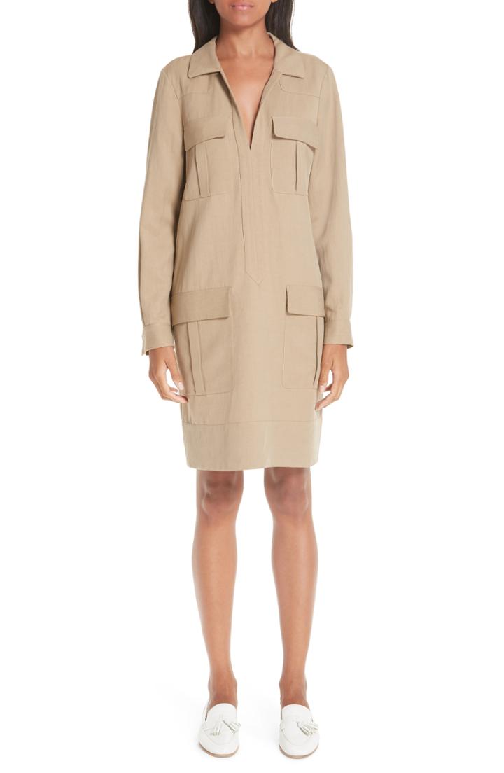 Women's Partow Pocket Twill Shirtdress