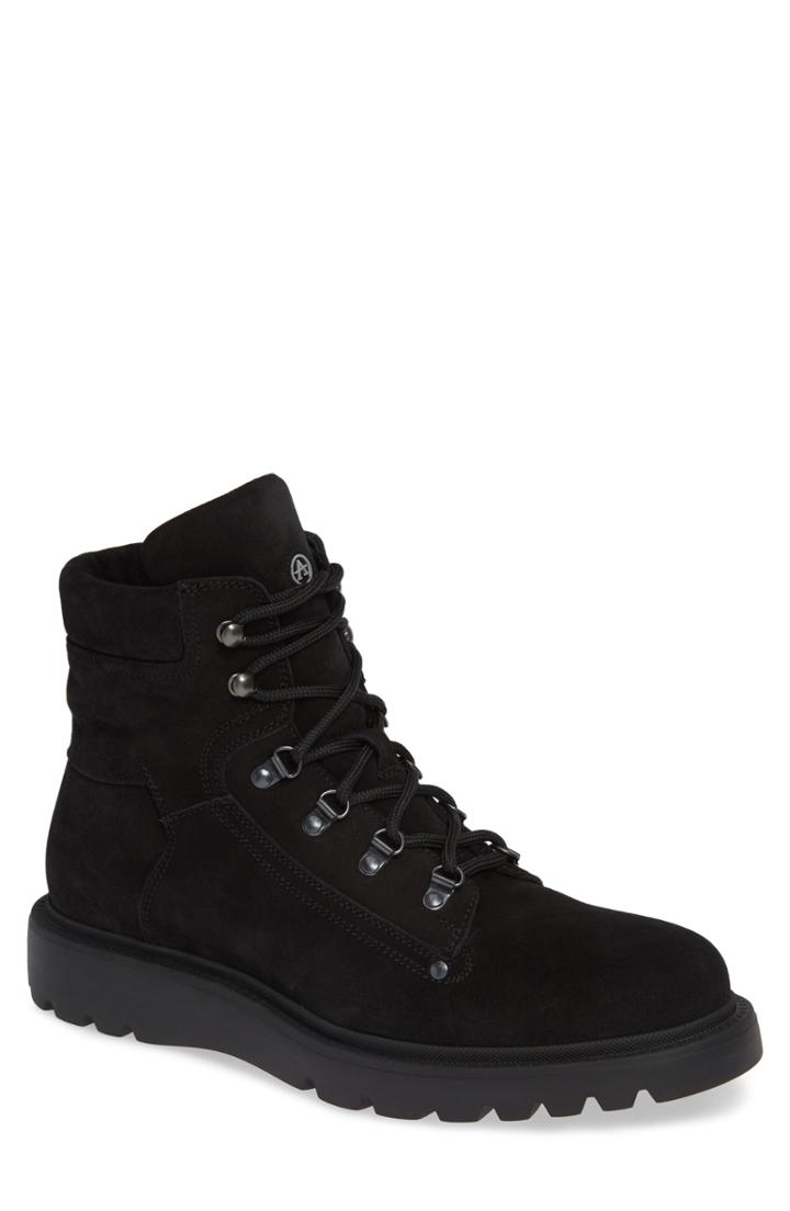 Men's Aquatalia Christopher Weatherproof Hiking Boot M - Black