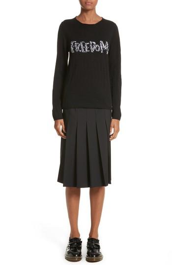 Women's Comme Des Garcons Freedom Sweater - Black