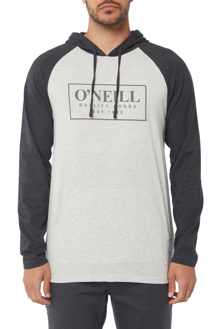 Men's O'neill League Screen Pullover Hoodie - Grey