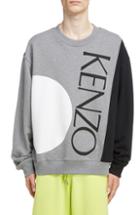 Men's Kenzo Oversize Colorblock Sweatshirt - Grey