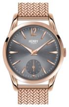 Women's Henry London 'finchley' Round Mesh Strap Watch, 30mm