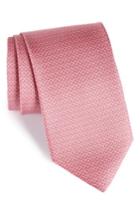 Men's Salvatore Ferragamo Gancini Silk Tie, Size - Pink