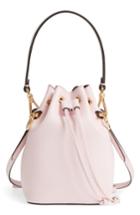 Fendi Mini Leather Bucket Bag - Pink