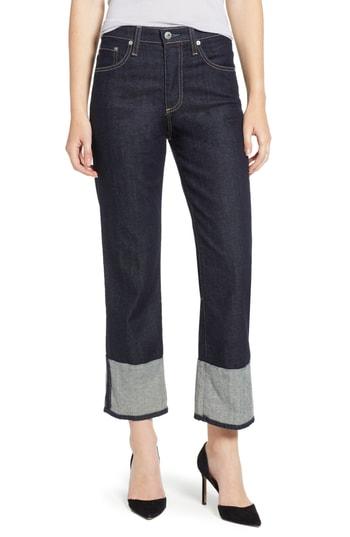 Women's Ag The Rhett High Waist Cuff Crop Jeans