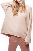Women's Free People La Brea V-neck Sweater - Pink