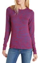 Women's Gibson X Living In Yellow Ribbed Cowl Neck Sweater - Purple