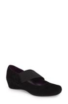Women's Vaneli Mabel Mary Jane Wedge .5 W - Black
