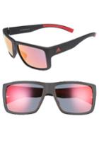 Women's Adidas Matic 59mm Sunglasses - Black Matte/ Red Mirror