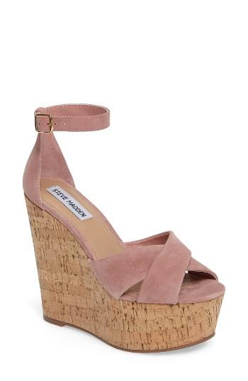 Women's Steve Madden Striking Platform Wedge M - Pink