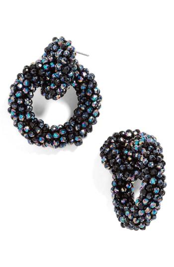 Women's Baublebar Emina Beaded Hoop Earrings