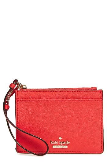 Women's Kate Spade New York Cameron Street - Mellody Leather Card Case - Purple