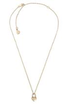 Women's Michael Kors Heart Padlock Pendant Necklace