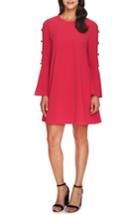 Women's Cece Abby Bell Sleeve Dress - Red