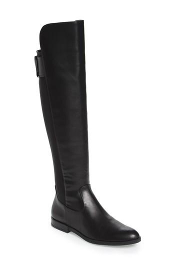 Women's Calvin Klein Priya Over The Knee Boot .5 M - Black