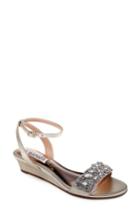 Women's Badgley Mischka Hatch Crystal Embellished Sandal M - Metallic