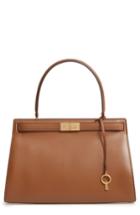 Tory Burch Lee Radziwill Small Leather Satchel - Brown