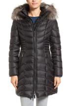 Women's Dawn Levy Genuine Fox Fur Trim Down Parka