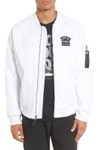 Men's Nike Jordan Sportswear City Of Flight Ma-1 Bomber Jacket - White