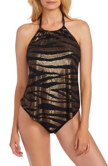 Women's Magicsuit Shine On Nicole Tankini Top - Metallic