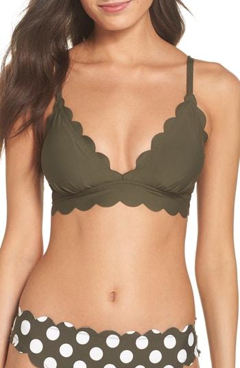 Women's Chelsea28 Scallop Triangle Bikini Top - Green