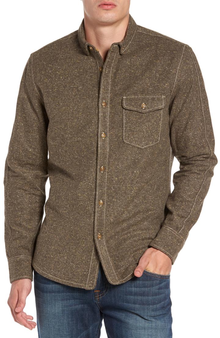 Men's Jeremiah Utah Nep Heather Flannel Shirt
