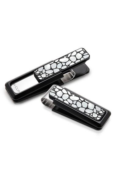 Men's M-clip 'river Rock' Money Clip - Black
