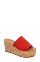 Women's Caslon Hailey Platform Sandal .5 M - Red