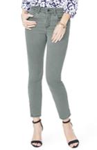 Women's Nydj Ami Stretch Ankle Skinny Jeans - Green