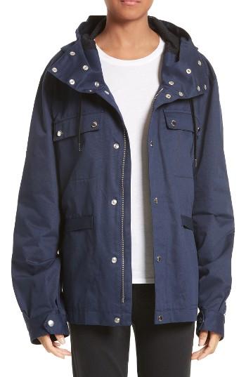 Men's Kenzo Longline Bomber - Blue