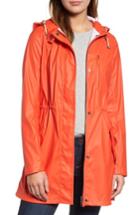 Women's Barbour Harbour Hooded Jacket Us / 14 Uk - Orange