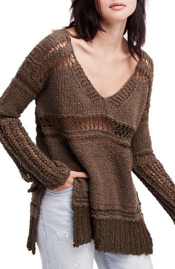 Women's Free People Belong To You Sweater - Green